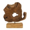 SCULPTURA DIN LEMN DE TEC 31X13X35
