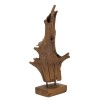 SCULPTURA DIN LEMN DE TEC AKAR 23X27X64
