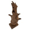 SCULPTURA DIN LEMN DE TEC AKAR 23X27X64