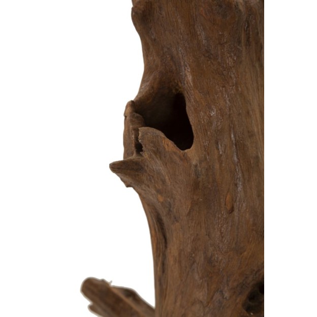 SCULPTURA DIN LEMN DE TEC AKAR 23X27X64