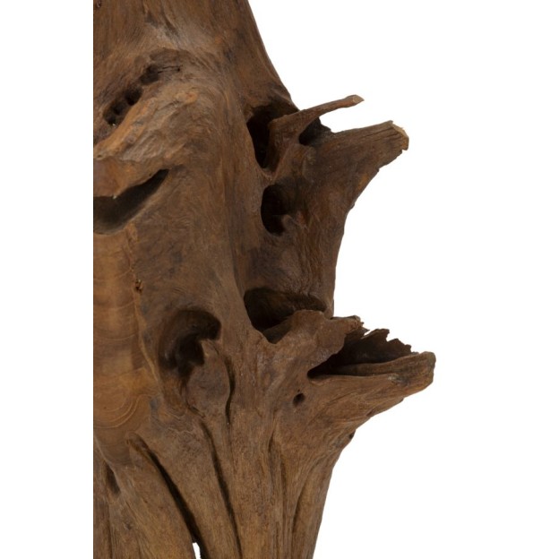 SCULPTURA DIN LEMN DE TEC AKAR 23X27X64