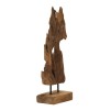 SCULPTURA DIN LEMN DE TEC AKAR 18X13X55