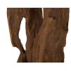 SCULPTURA DIN LEMN DE TEC AKAR 18X13X55
