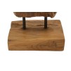 SCULPTURA DIN LEMN DE TEC AKAR 18X13X55