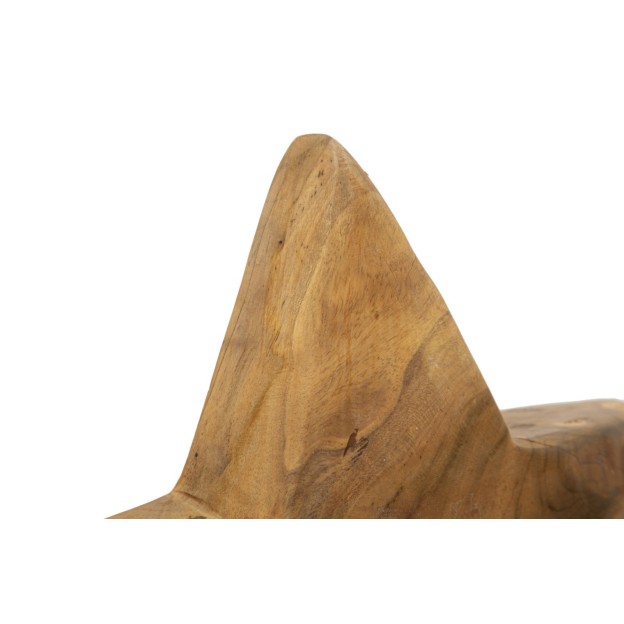 SCULPTURA STEA DIN LEMN DE TEC CM 28X1242