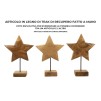SCULPTURA STEA DIN LEMN DE TEC CM 28X1242