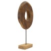 SCULPTURA  DIN LEMN DE TEC 35X10X58