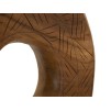SCULPTURA  DIN LEMN DE TEC 35X10X58