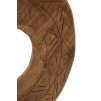 SCULPTURA DORAT DIN LEMN DE TEC 28X10X38