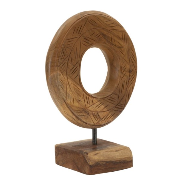 SCULPTURA DIN LEMN DE TEC 20X10X20