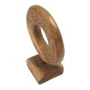 SCULPTURA DIN LEMN DE TEC 20X10X20