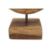 SCULPTURA DIN LEMN DE TEC 20X10X20