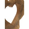 SCULPTURA  DIN LEMN DE TEC 28X10X38