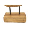 SCULPTURA  DIN LEMN DE TEC 28X10X38