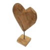 SCULPTURA  DIN LEMN DE TEC 25X12X45