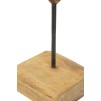 SCULPTURA  DIN LEMN DE TEC 25X12X45