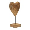 SCULPTURA  DIN LEMN DE TEC20X12X37