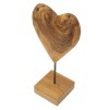 SCULPTURA  DIN LEMN DE TEC20X12X37