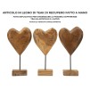 SCULPTURA  DIN LEMN DE TEC20X12X37