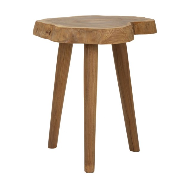 TABURET DIN LEMN DE TEC 38X45