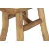 TABURET DIN LEMN DE TEC 40X32X42