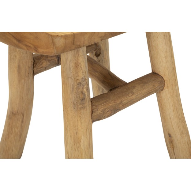 TABURET DIN LEMN DE TEC 40X32X42