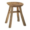 TABURET SEL SLIM DIN LEMN DE TEC 35X30X42