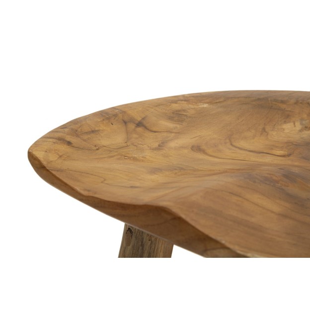 TABURET SEL SLIM DIN LEMN DE TEC 35X30X42