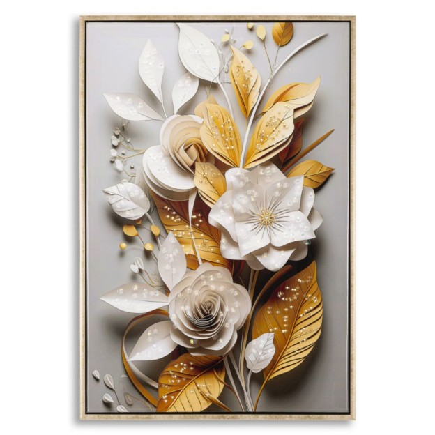 CUIER DE PERETE LACURAT CU RAMA FLORA M 42X3,5X62