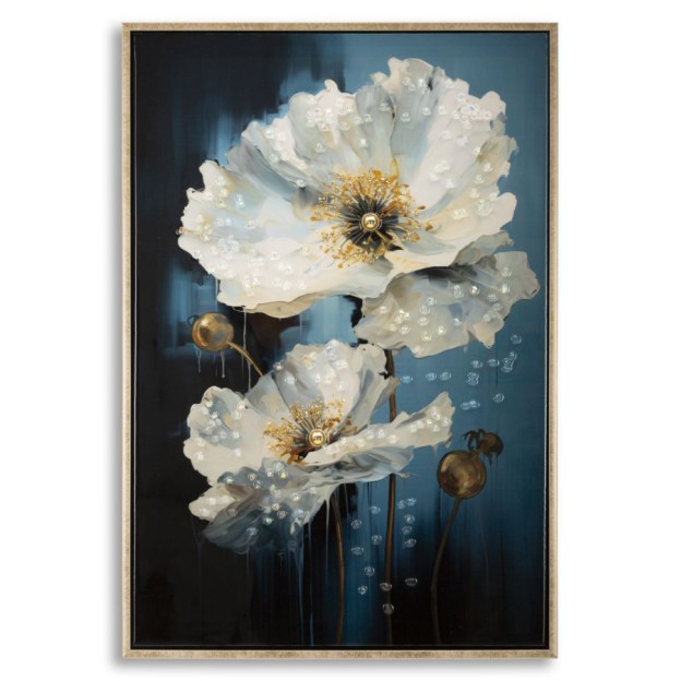 TABLOU DE PERETE ALBASTRU CM 42X3,5X62