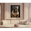TABLOU DE PERETE CU CADRU BULLY C/CORNICE CM 62X4X82