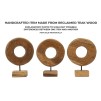 SCULPTURA DIN LEMN DE TEC 20X10X20