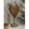 SCULPTURA  DIN LEMN DE TEC 25X12X45