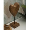 SCULPTURA  DIN LEMN DE TEC20X12X37