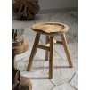 TABURET SEL SLIM DIN LEMN DE TEC 35X30X42