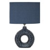 LAMPĂ DE MASA SETA ALBASTRĂ CM 28,5X15X43