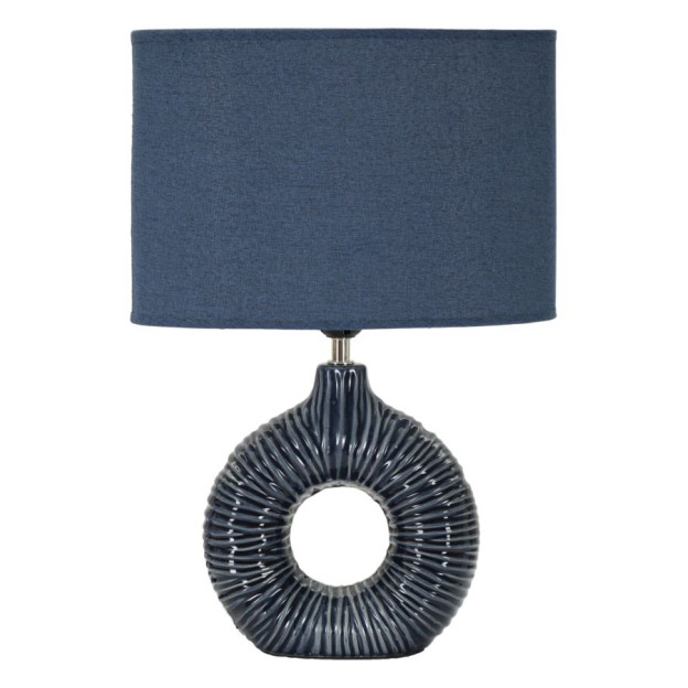 LAMPĂ DE MASA SETA ALBASTRĂ CM 28,5X15X43