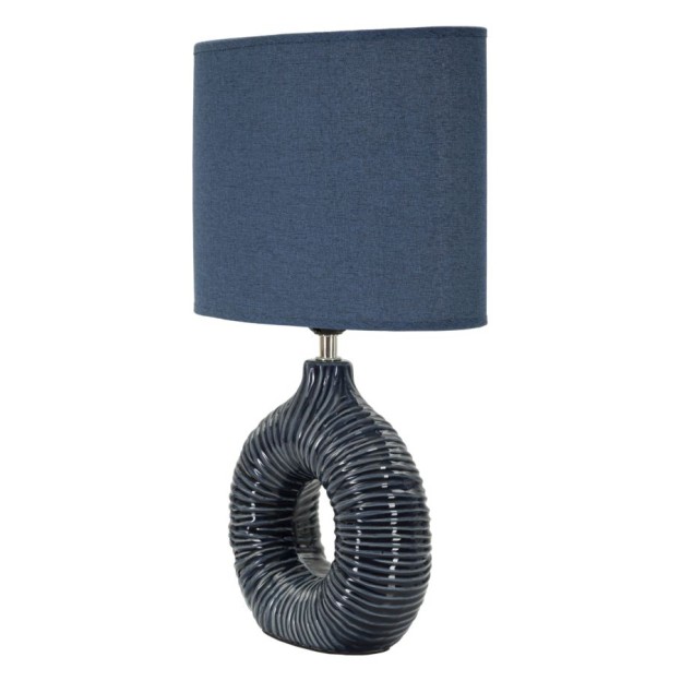 LAMPĂ DE MASA SETA ALBASTRĂ CM 28,5X15X43