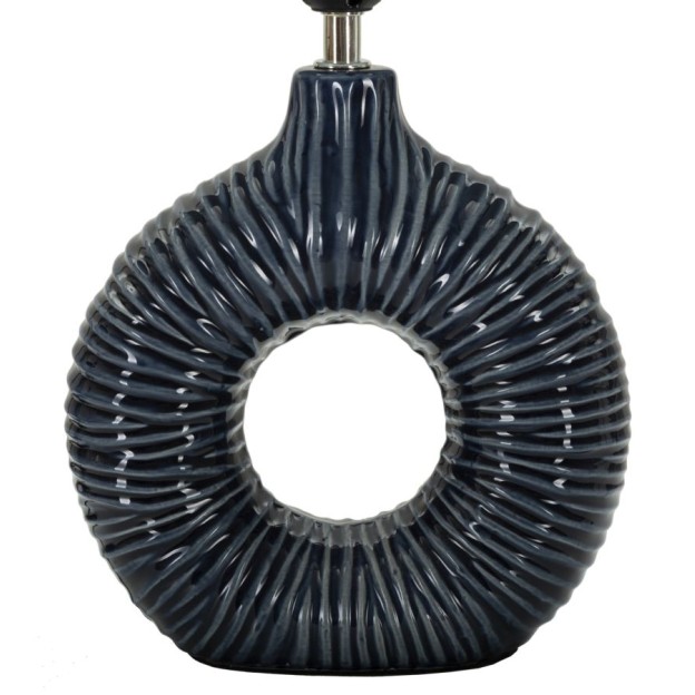 LAMPĂ DE MASA SETA ALBASTRĂ CM 28,5X15X43