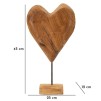 SCULPTURA  DIN LEMN DE TEC 25X12X45