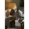 LAMPA LEMN DE TEC DA TAVOLO KEPALA 35X69