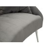 CANAPEA ARGENTIU CU PERNE CM 137X69X79