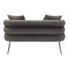 CANAPEA SILVERY PLUS CU PERNE CM 133X68X69