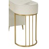 BIROU CU TABURET SHARON ALB 120X40X75 (DIMENSIUNE TABURET Ø36X39)