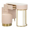 BIROU CU TABURET SHARON 120X40X75 (DIMENSIUNE TABURET Ø36X39)