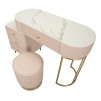 BIROU CU TABURET SHARON 120X40X75 (DIMENSIUNE TABURET Ø36X39)