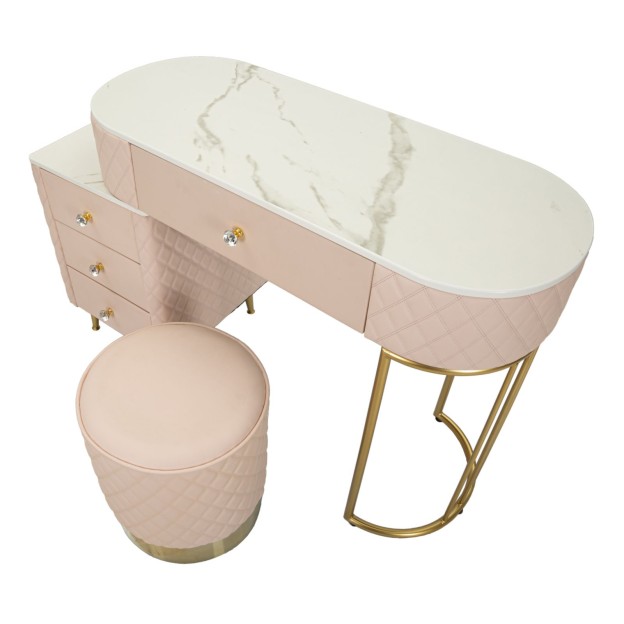 BIROU CU TABURET SHARON 120X40X75 (DIMENSIUNE TABURET Ø36X39)