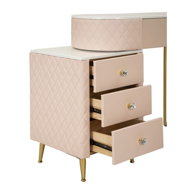 BIROU CU TABURET SHARON 120X40X75 (DIMENSIUNE TABURET Ø36X39)