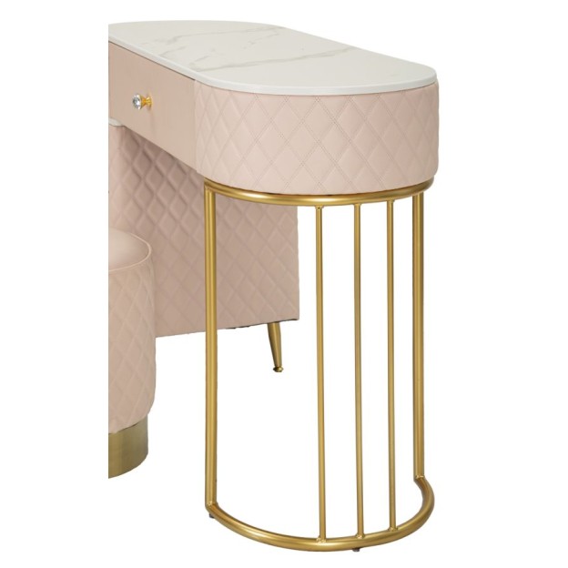BIROU CU TABURET SHARON 120X40X75 (DIMENSIUNE TABURET Ø36X39)