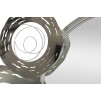PANOU FIER DE PERETE HOP CU OGLINDĂ CM 106X3,8X48